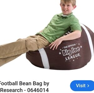 Big Joe Football bean bag by comfort research like new never used just s…